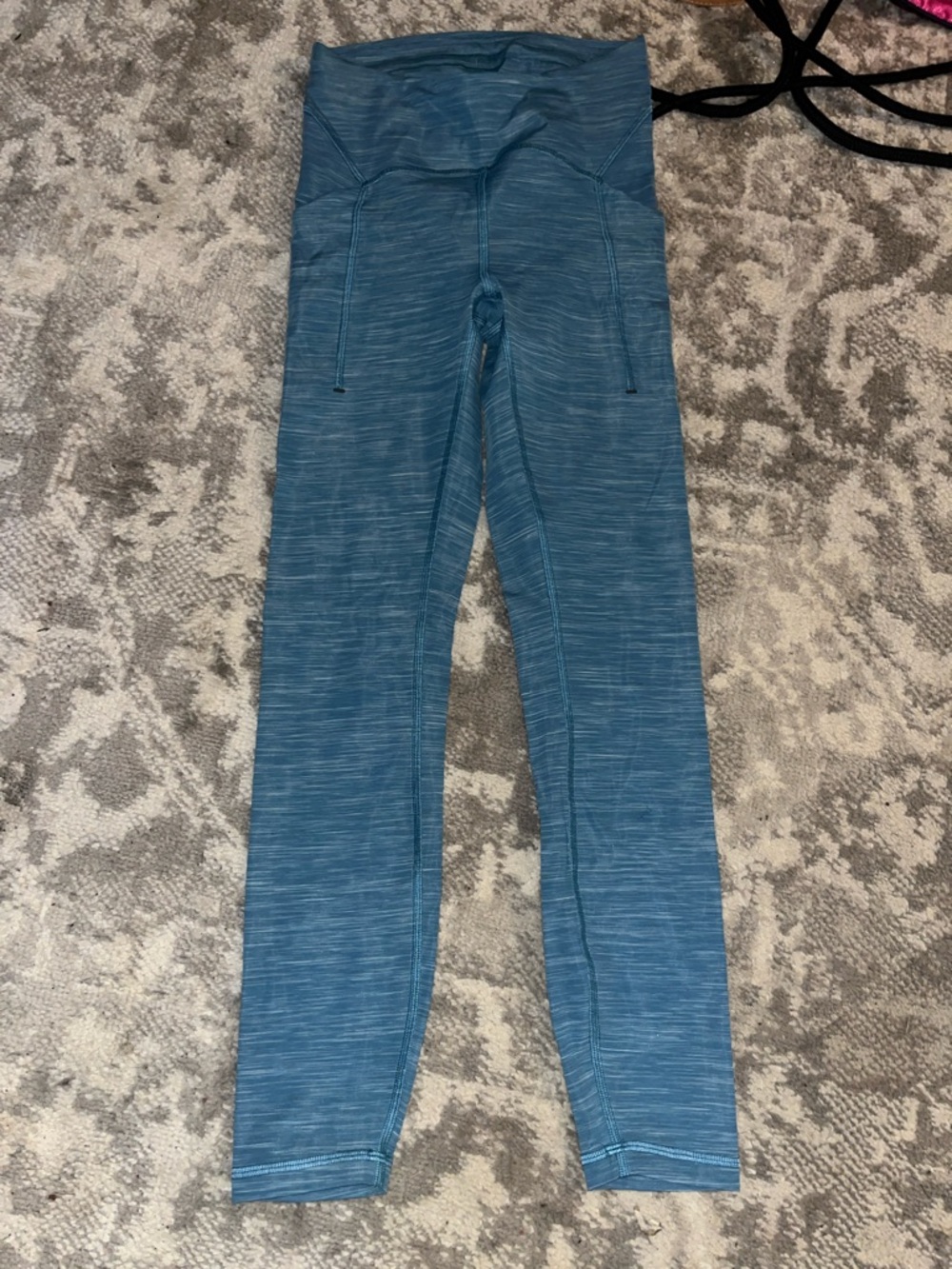 lululemon athletica Teal Space-Dyed High-Rise Leggings